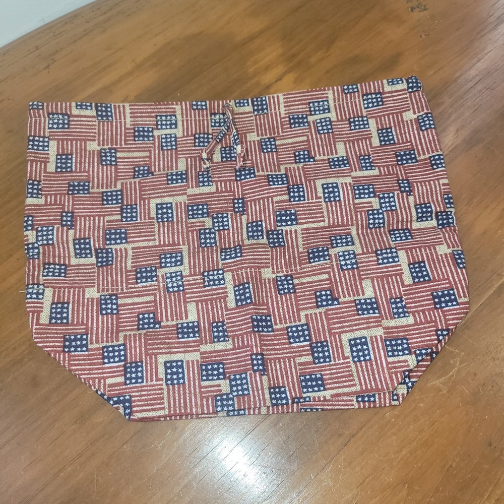 Longaberger Basket Liner Inaugural Old Glory Bee 2002 American Flag July 4th USA